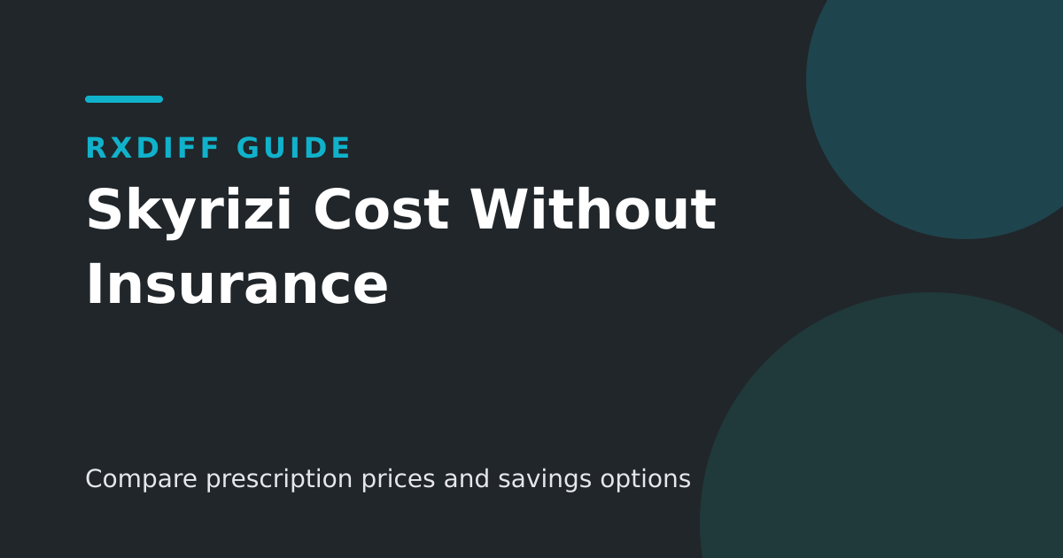 Skyrizi cost without insurance: compare current prices